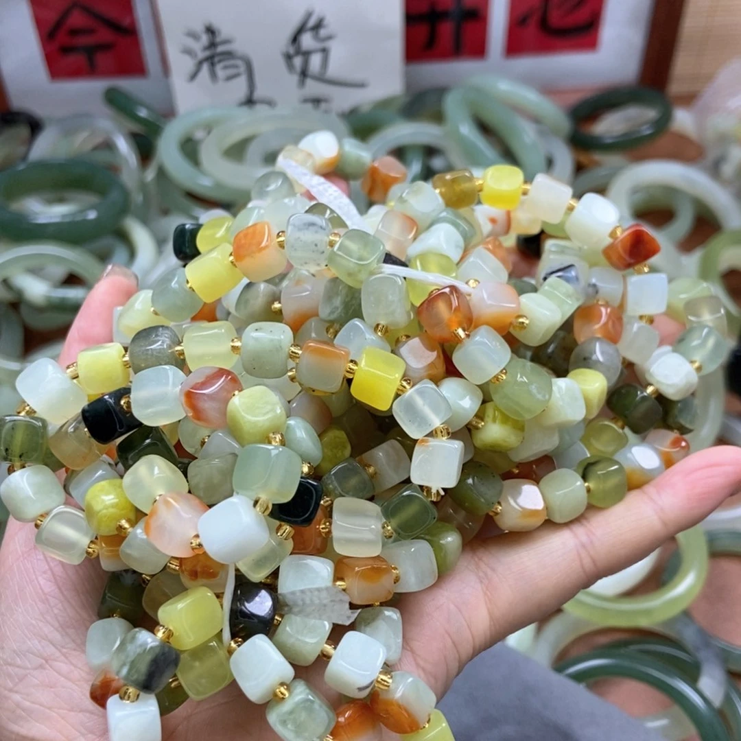 岫玉手镯手镯未镶嵌多样性，发一个