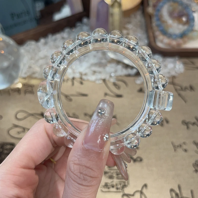 【纯白梦境】白水晶手串气质多样性发颜色微差天然水晶 Y10