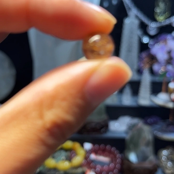 未镶嵌水晶颈饰天然发晶小珠子