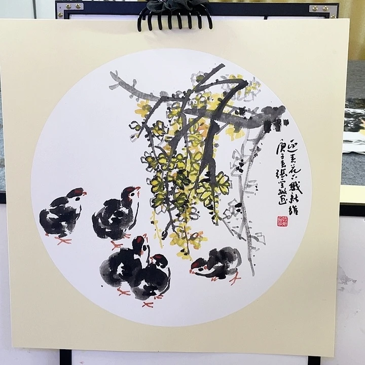 国画张圣敏先生纯手绘作品