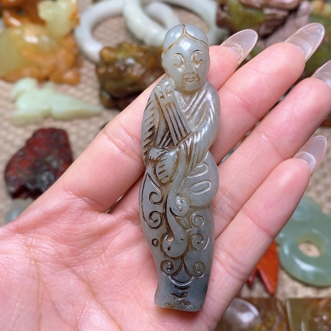 白玉菩提吊坠白玉菩提白玉菩提摆件