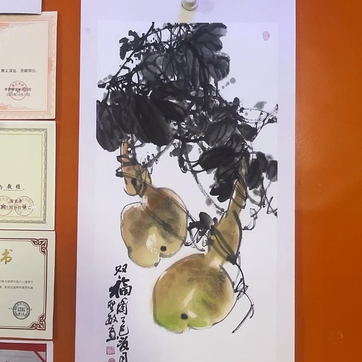 国画张圣敏先生纯手绘作品