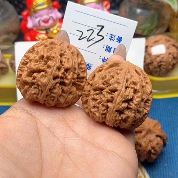 文玩核桃把件223号41平谷粗筋