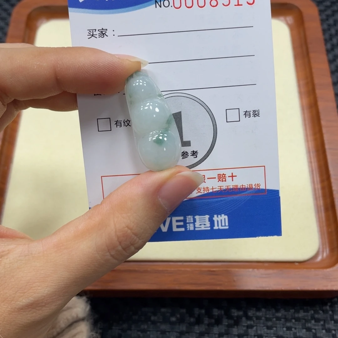 翡翠颈饰未镶嵌翡翠吊坠x 8915