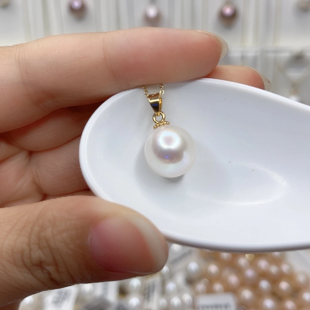 淡水珍珠未镶嵌吊坠(赠链)
