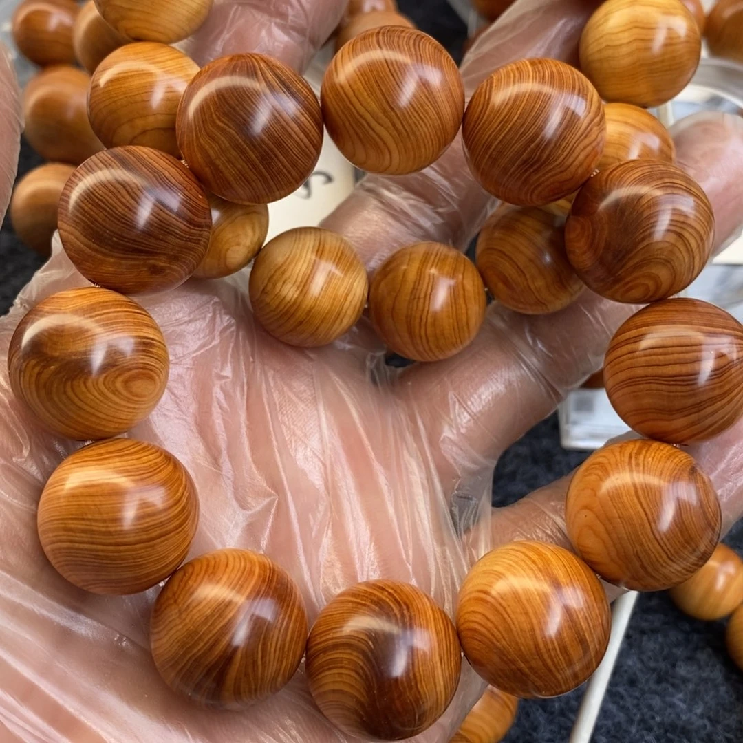 柏木手串/手链3**1南太行陈化崖柏手串乱纹2.0加水波纹