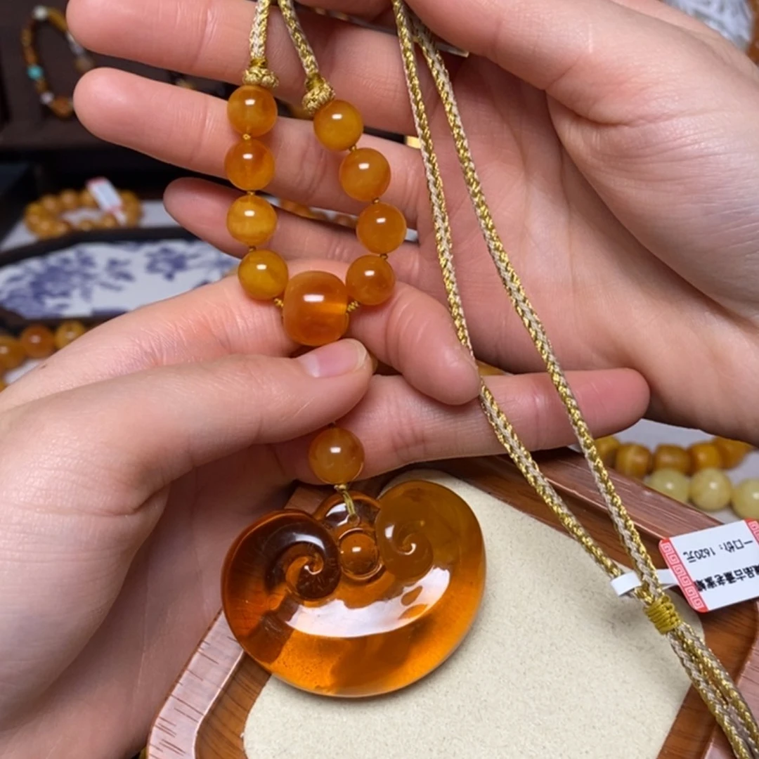 【闪购商品】蜜蜡颈饰未镶嵌?**?项链定制