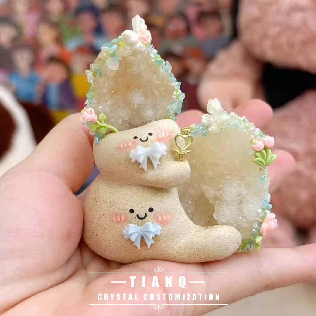 抱抱小豆丁桌面摆件