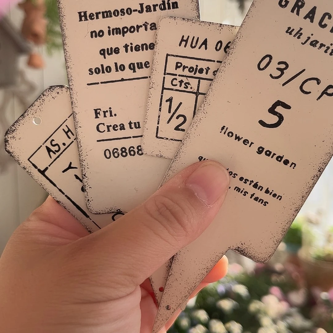 S***~陶土铁艺牌子五件套