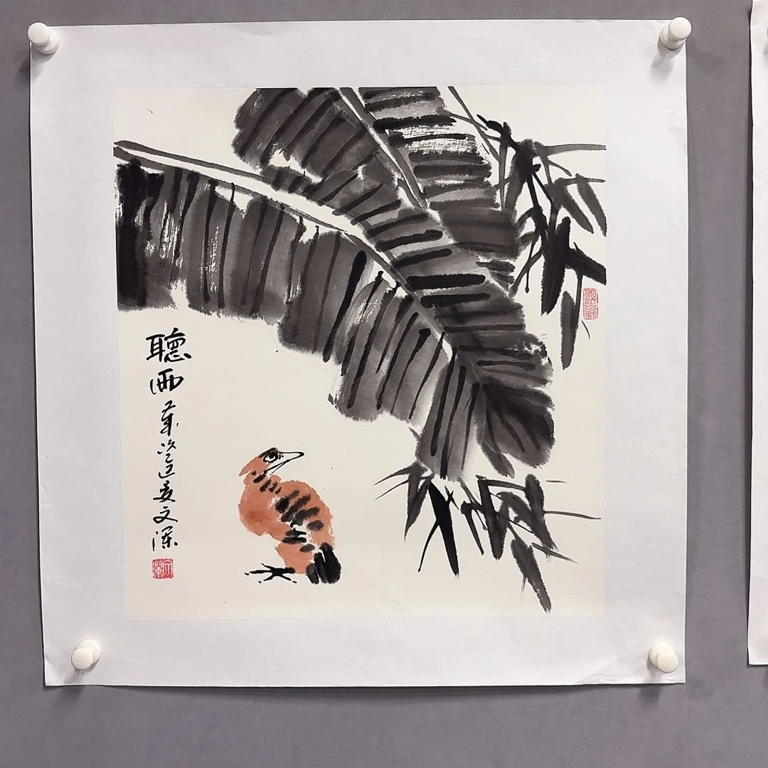 国画亲笔手绘放心去藏