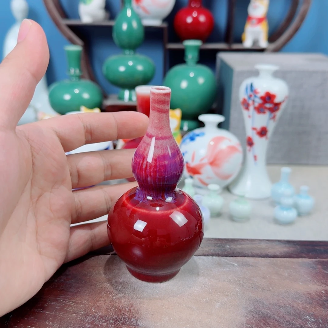 陶瓷手工小花器摆件