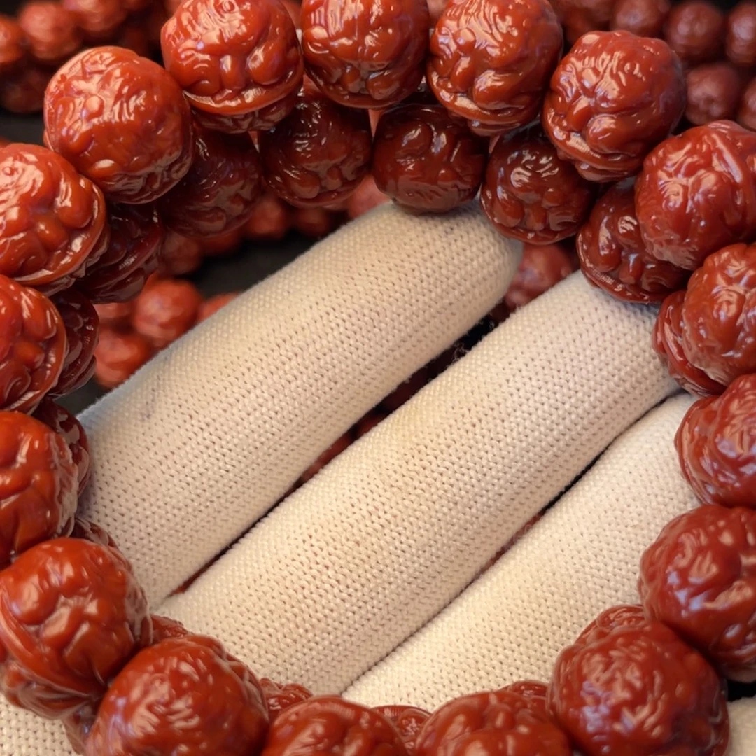 V***磊猴头核桃手串蟾王