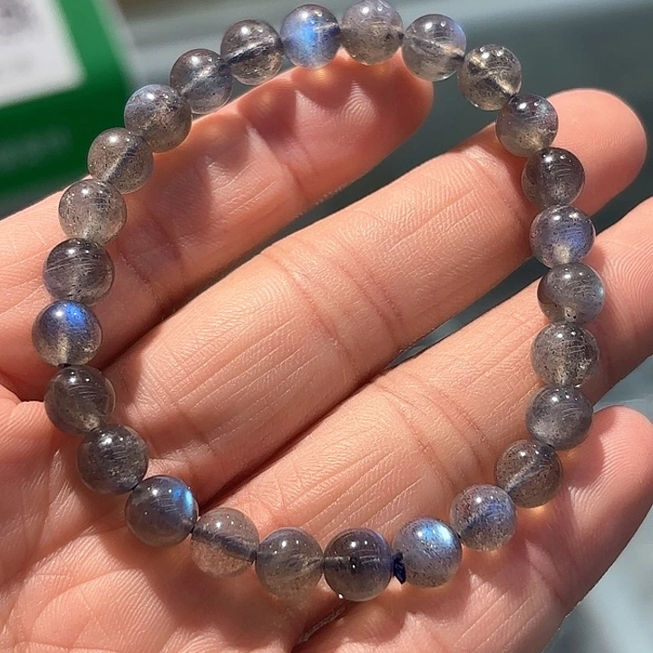 水晶手链未镶嵌灰月光手串