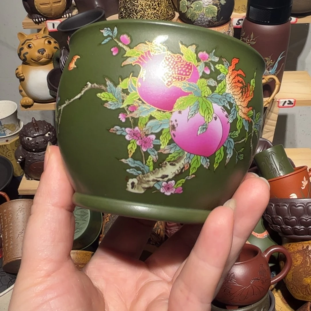 紫砂茶杯宜兴紫砂主人杯