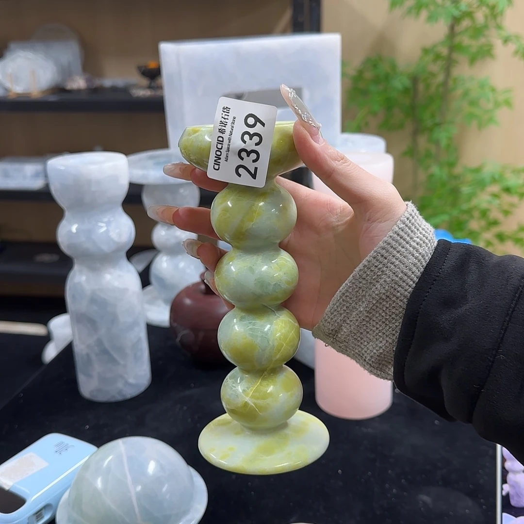 2339 水墨牡丹烛台 福利