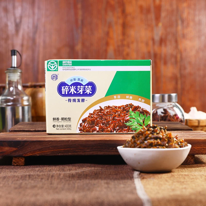 鲜香颗粒型碎米芽菜400g/盒燃面扣肉小面调料芽菜四川宜宾特产