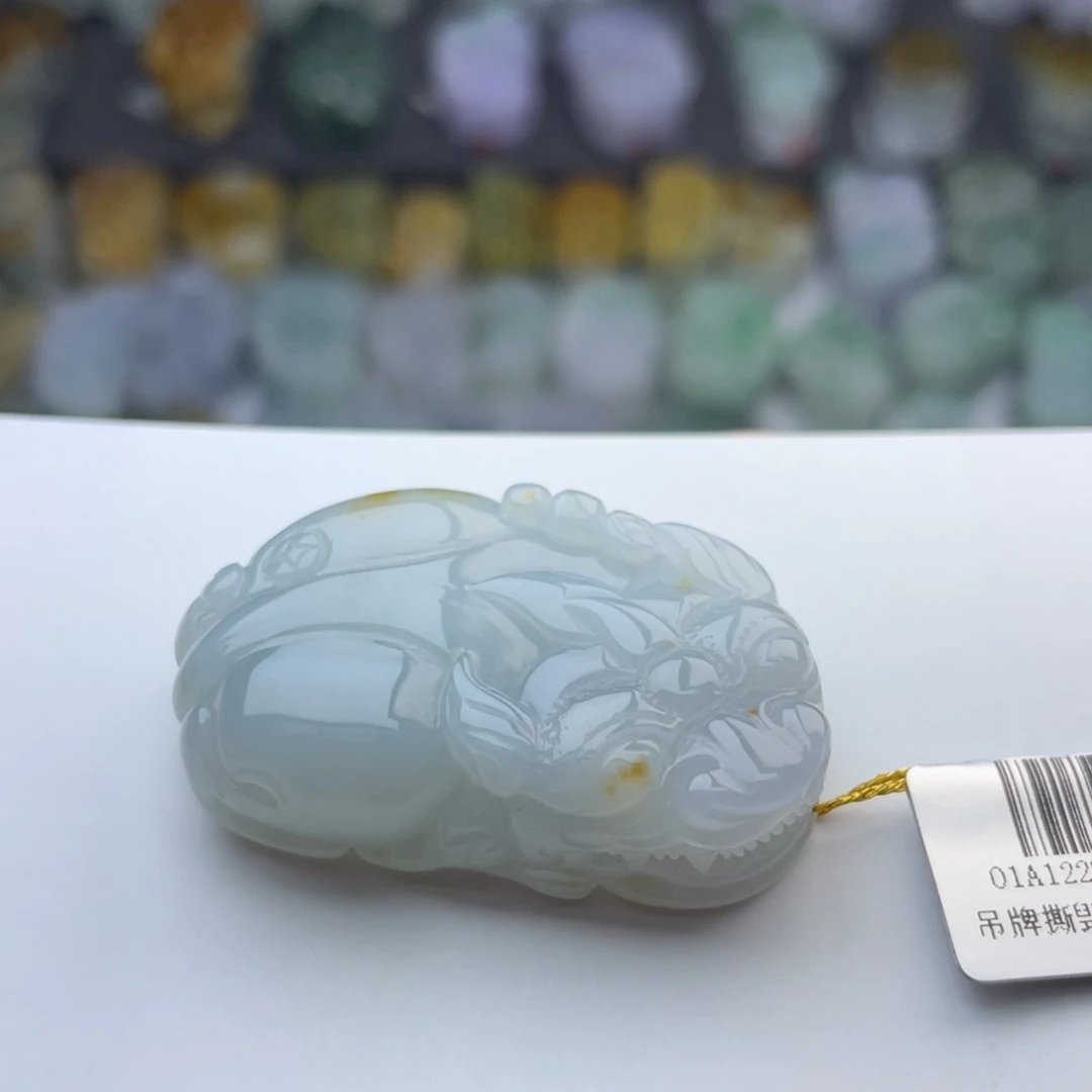 翡翠颈饰未镶嵌貔貅