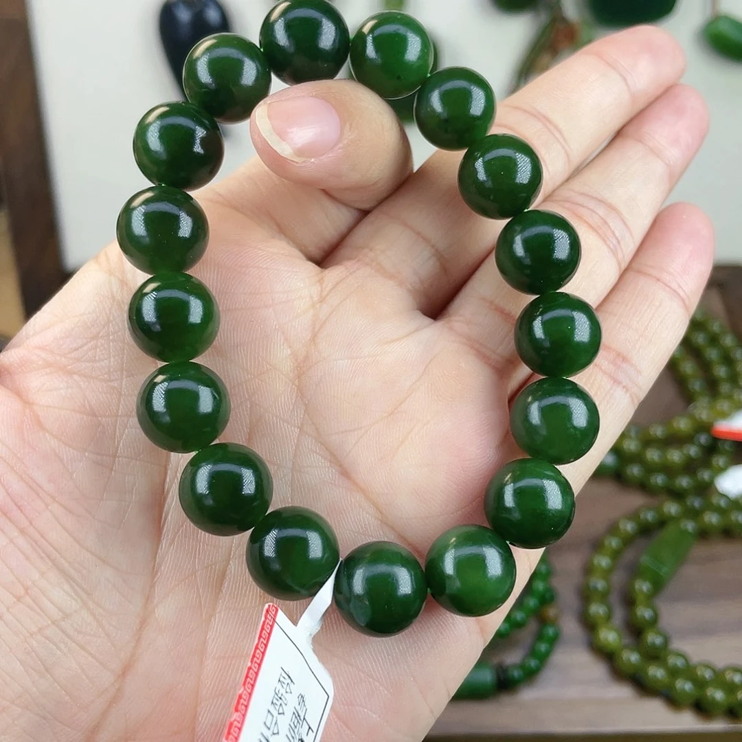 和田玉未镶嵌手链12