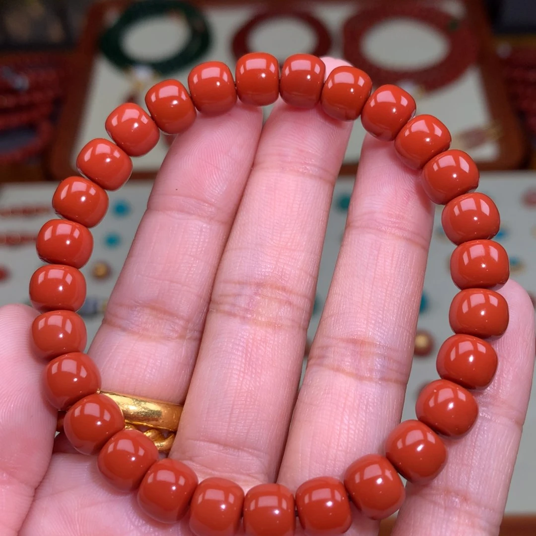 南红玛瑙未镶嵌颈饰