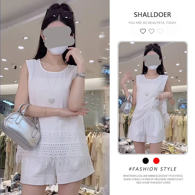韩版时尚设计感两件套女2025年夏季新款小众小个子洋气高级感套装