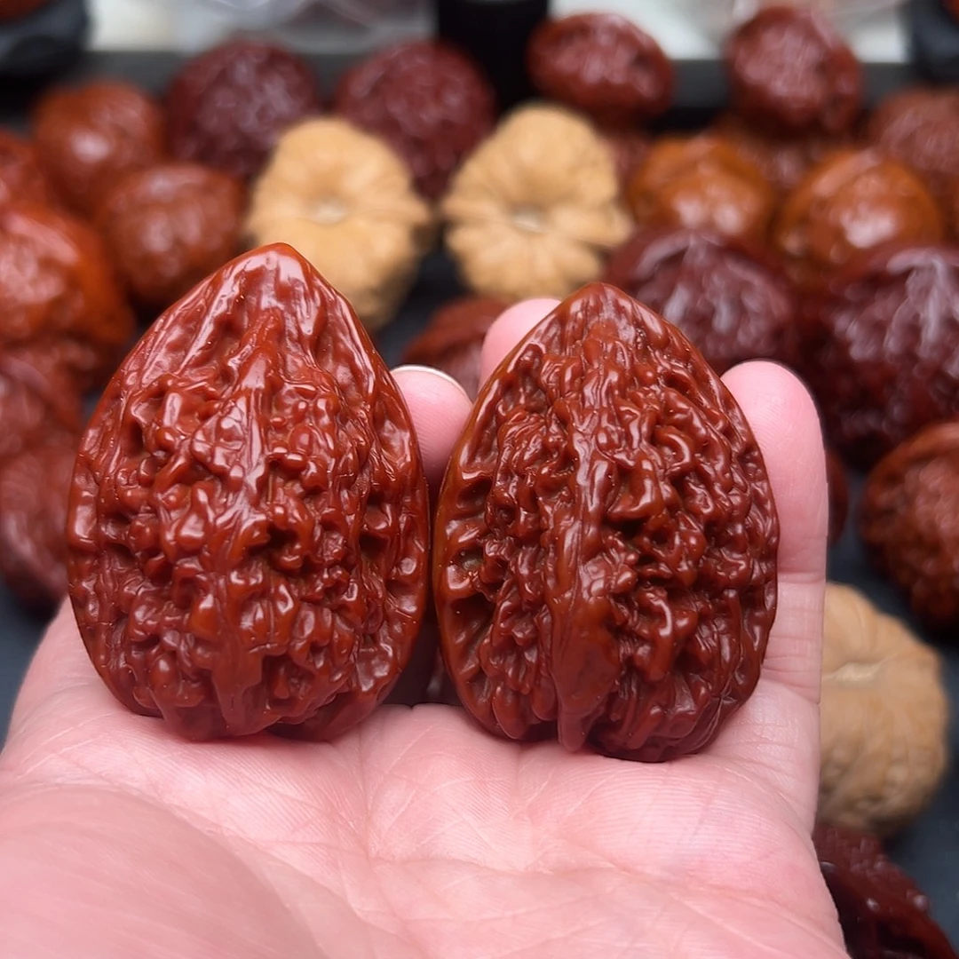 一***茄吊坠文玩核桃罗汉