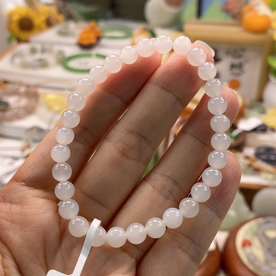 和田玉手串未镶嵌