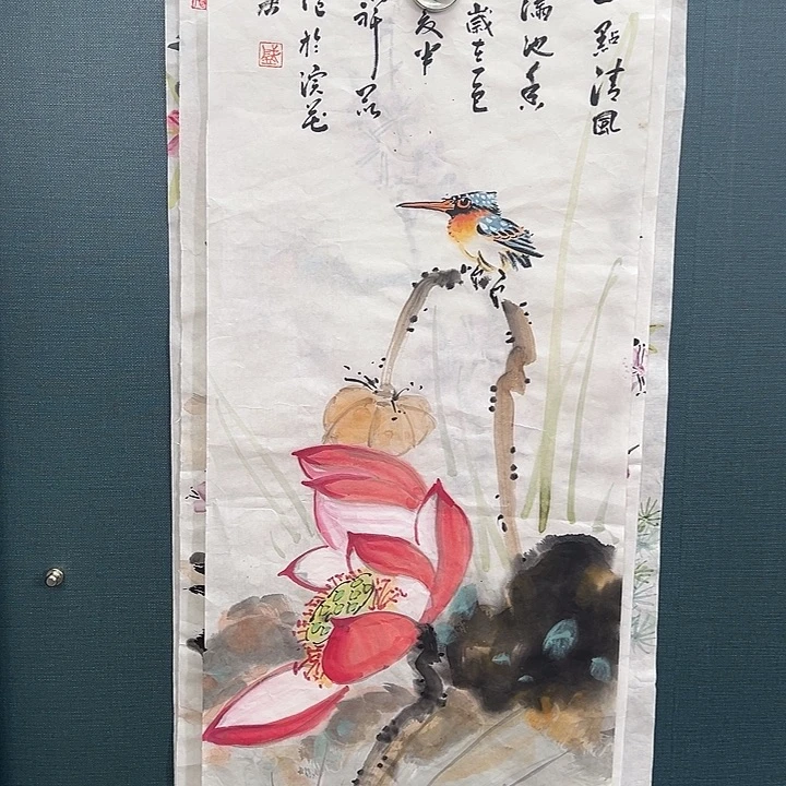 国画盛祥昆手绘作品