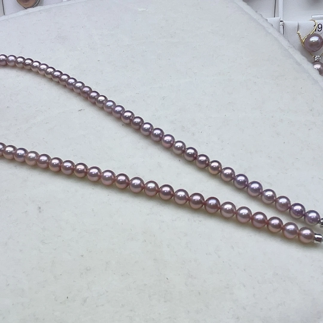 淡水珍珠耳饰银S925镶嵌❤️****