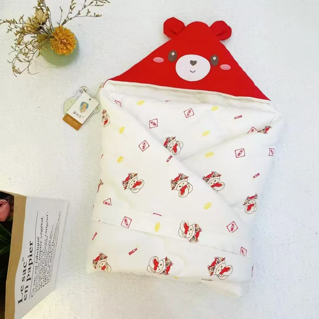 1786新生儿四季高品质绣花外出包被