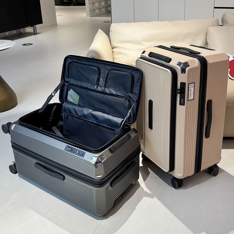 防爆五轮28寸托运行李箱可扩容拉链旅行箱侧开大容量深仓32拉杆箱