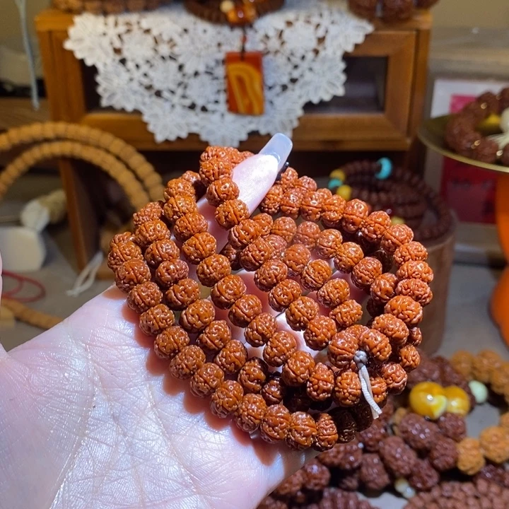 手串金刚菩提106玉华满肉毕业款108一物