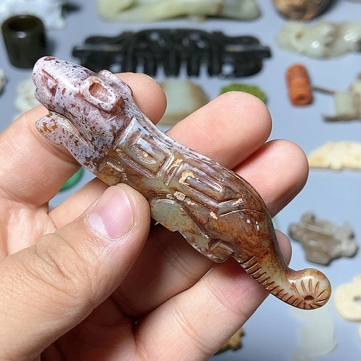 和田玉未镶嵌颈饰82