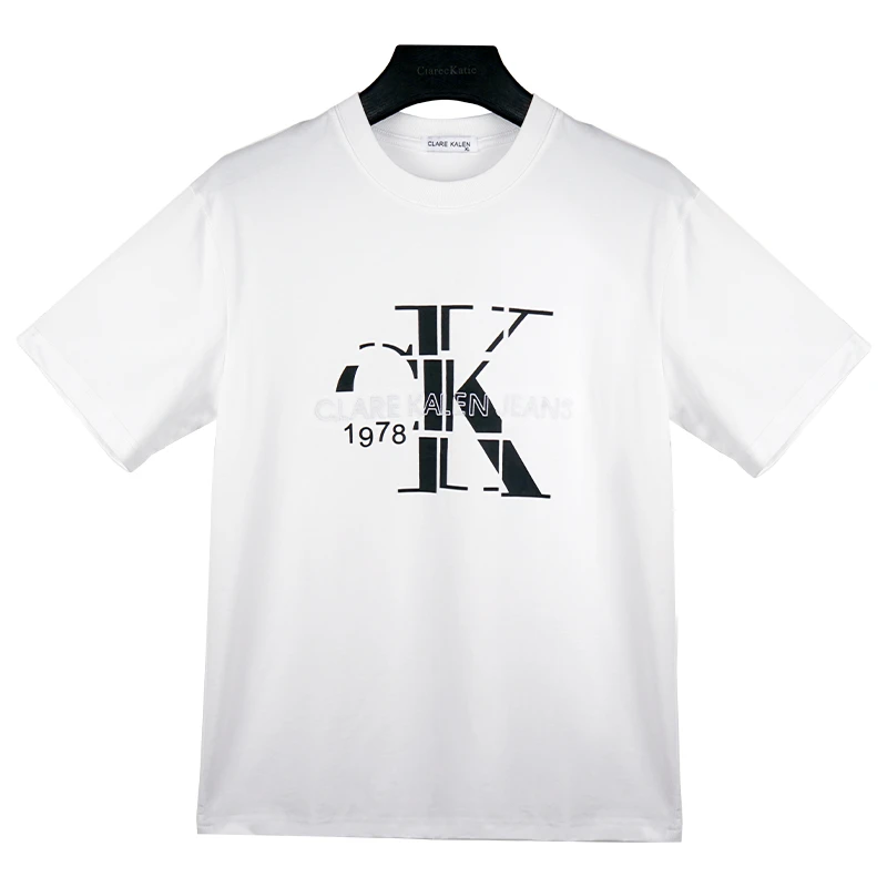 克莱卡伦/CLARE KALEN潮流男士圆领T恤CK814010