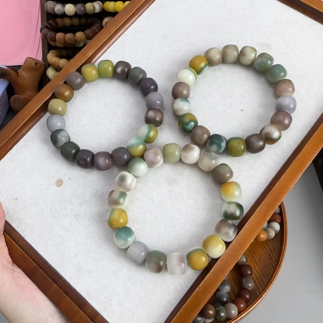 吊坠白玉菩提干磨花里胡哨