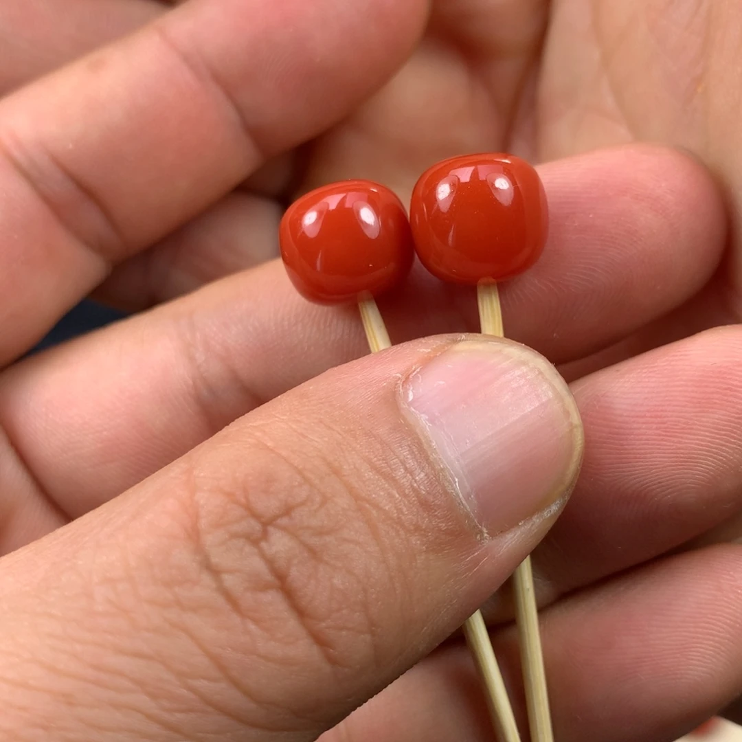 南红玛瑙珠子未镶嵌小*姜