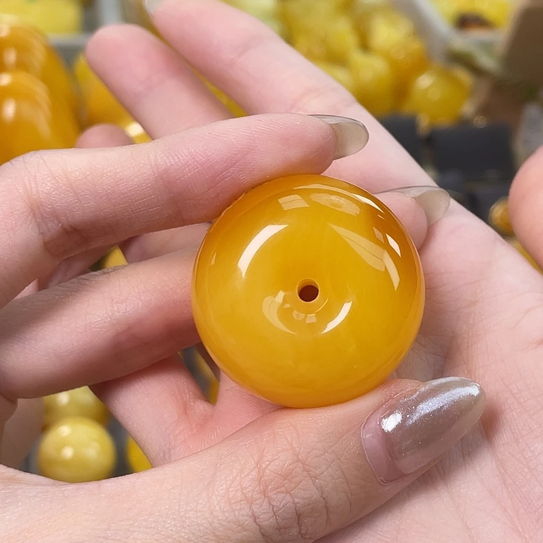 琥珀未镶嵌裸石琥珀蜜蜡J