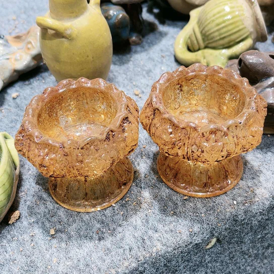 英**歌瓦当摆件茶台的一