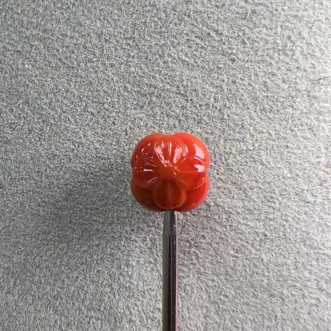 南红玛瑙（柿子9+）银S925镶嵌