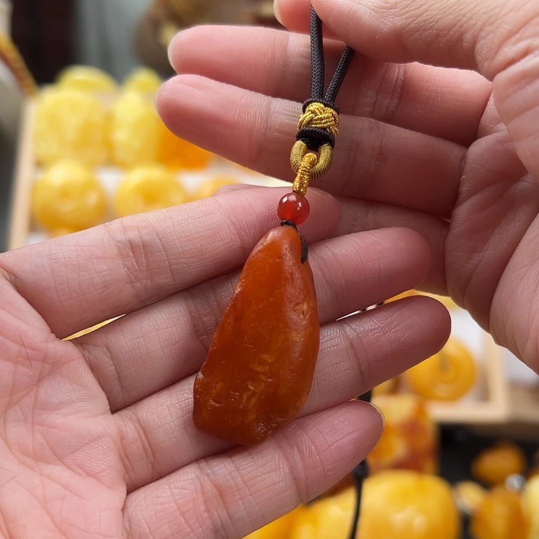 蜜蜡颈饰未镶嵌蜜蜡