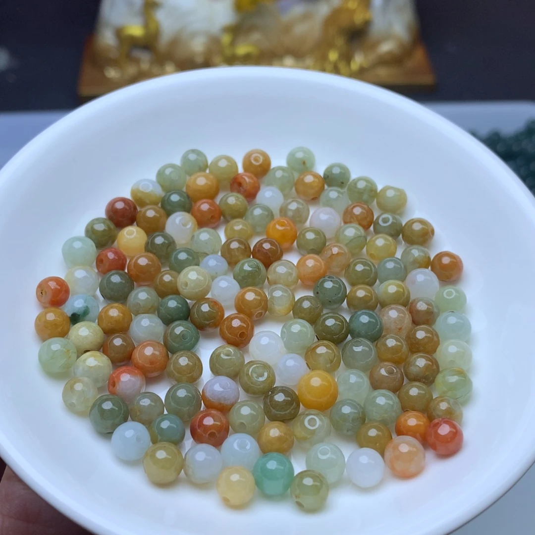 【闪购商品】翡翠手链未镶嵌卡6鸳鸯多宝30个