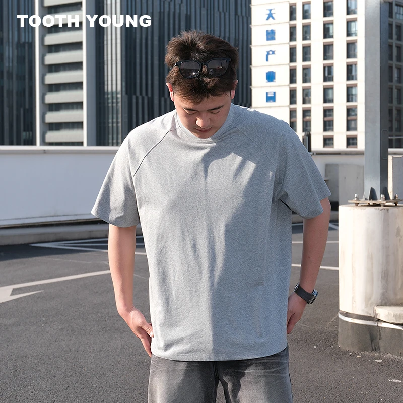 TOOTHYOUNG【凉感索罗娜T恤】260g解构穿搭夏季宽松圆领短袖