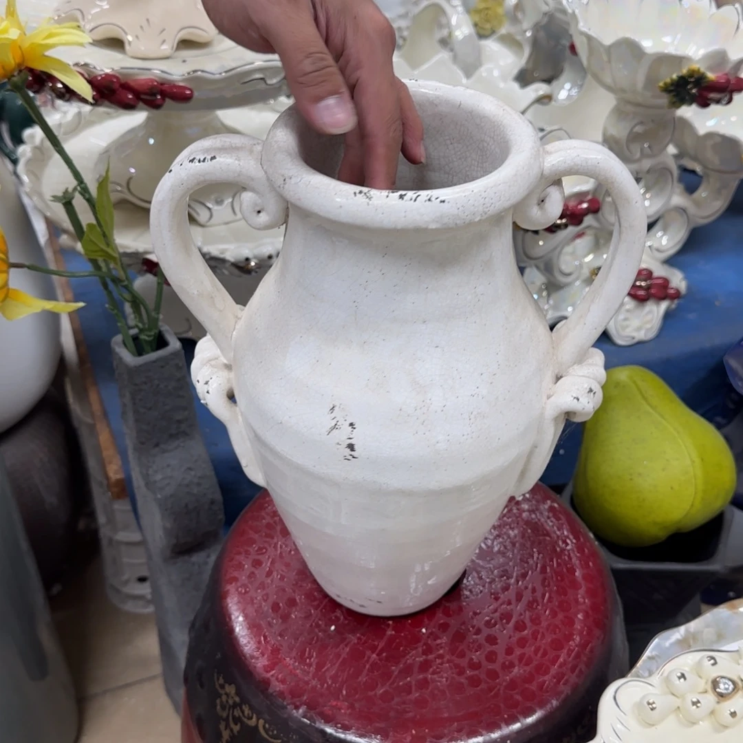 瓷片陶瓷花瓶陶瓷摆件