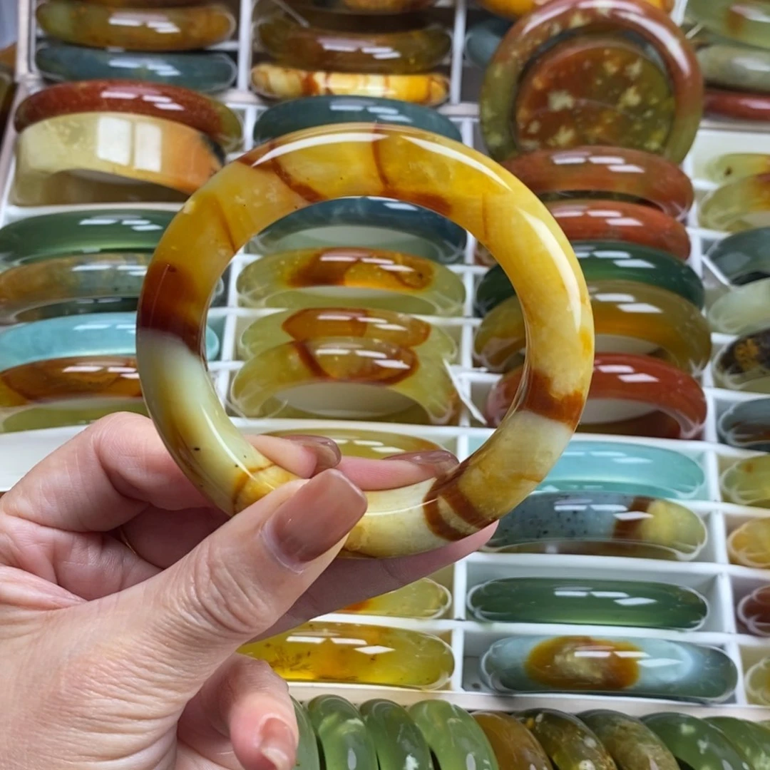 未镶嵌蛇纹石玉手镯57