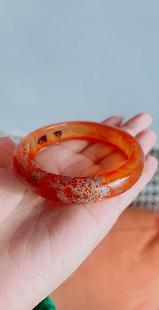 阜新水草玛瑙手镯62口