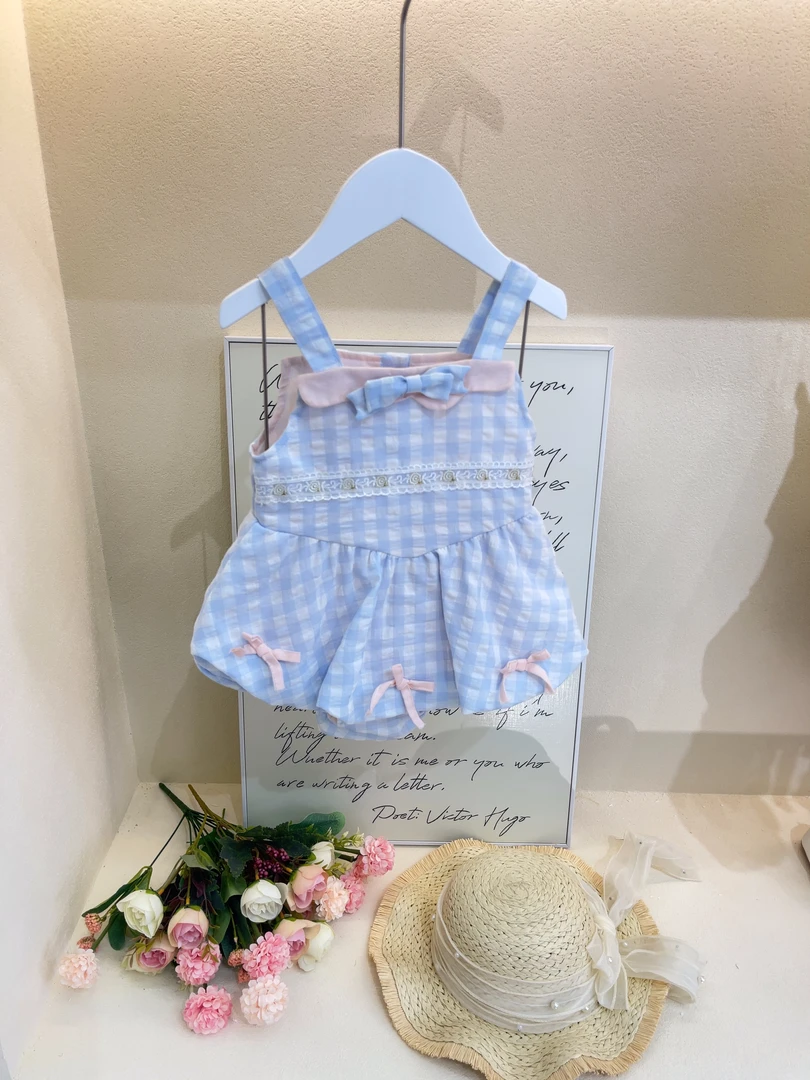 【芭蕾格】婴儿夏装薄款包屁衣新生儿衣服女宝宝连体衣套装