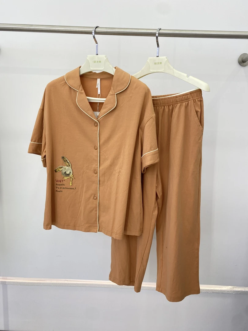 彩色家女士睡衣家居服20859