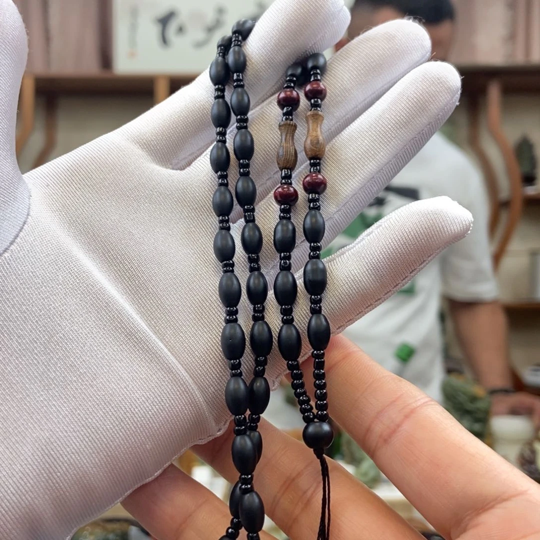 黑曜岩未镶嵌颈饰