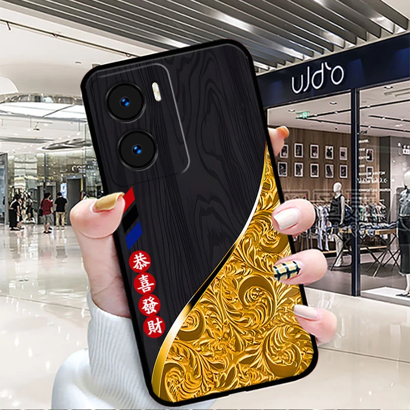 适用VIVOY35 5G手机壳V2230A防摔硅胶软壳男女新款保护套中国风潮