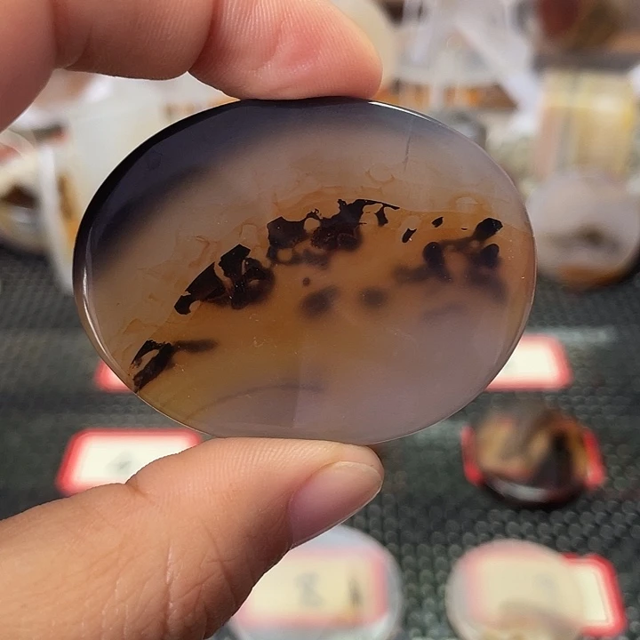 玛瑙/玉髓合金颈饰