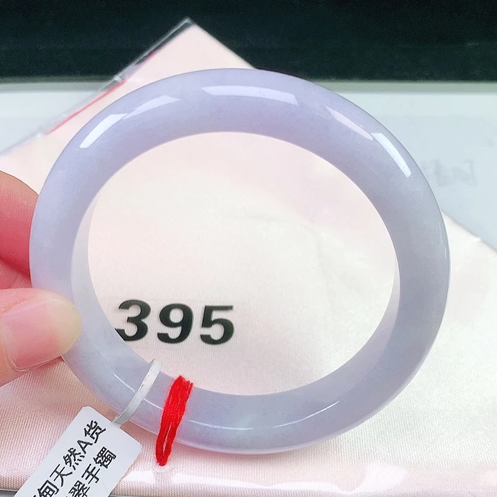 翡翠未镶嵌手镯61圈口395